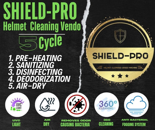 Shield-Pro Helmet Cleaning Vendo Machine